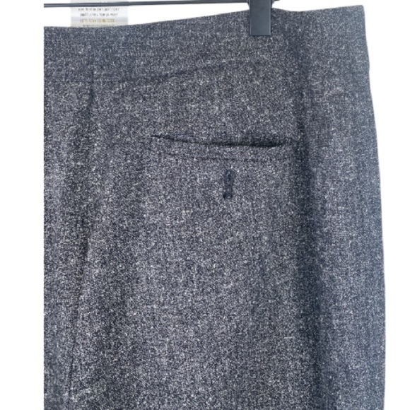 JONES NEW YORK SIGNATURE black white thread tweed like fabric // Wms 12 - Picture 6 of 9